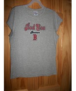 Major League Baseball Women Clothes Small Boston Red Sox Shirt Gray Ladi... - €14,21 EUR