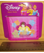 Disney Princess Girl Fashion Pink Princesses Bi-fold Money Holder Purse ... - $6.48 CAD