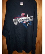 New England Patriots Men Clothes XL NFL 2007 AFC Champion Football Shirt... - $18.04