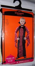Fashion Holiday 4-6X Small Gothic Vampira Vampire Halloween Costume Child Outfit - £10.44 GBP