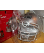 Sport Gift Football Helmet Bank Sound Effects Totes Silver Digital LCD D... - $19.47 CAD