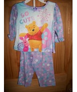 Disney Baby Clothes 12M Winnie The Pooh Sleep Wear So Cute Purple Infant... - $19.47 CAD