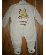 Disney Baby Clothes 3M-6M Winnie Pooh Pram Sleeper Cream Sweet As Honey ... - $45.60 CAD