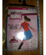 Spidergirl Girl Costume 8-10 Medium Disguise Spider Man Halloween Party ... - $28.49