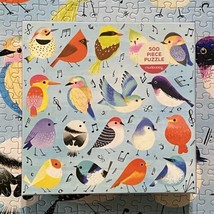 Songbirds Family Jigsaw Puzzle, 500 Piece - Mudpuppy - $14.59