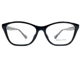 Ralph Lauren Eyeglasses Frames RA7144U 5001 Black Cat Eye Plaid 52-15-145 - £39.19 GBP