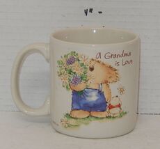 Vintage AGC "A Grandma is Love" Coffee Mug Cup Ceramic American Greetings - $8.88