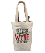 It&#39;s the Most Wonderful Wine of the Year Wine Gift Bag, Christmas Wine G... - £11.95 GBP