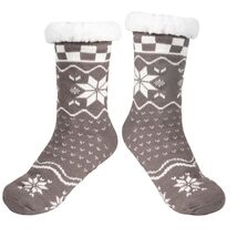 Kiddokids Women&#39;s Fuzzy Slipper Socks with Grippers Warm Cozy Fleece - O... - $63.98 MXN