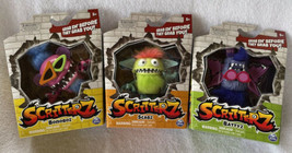 3 SCRITTERZ New In Box “Battyz” “Scabz” “Bonoboz” Grab Em’ Before They Grab You! - £23.56 GBP