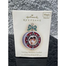 Hallmark Keepsake Ornament Loving Memory Locket Christmas Photo Holder 2007 - $14.17