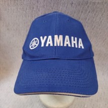 Yamaha  Baseball Cap Hat Adjustable Hook and Loop Blue/White Pre-owned  - $10.00