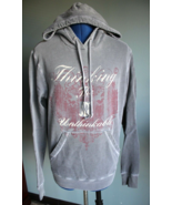 Juicy Couture Women&#39;s Gray Thinking The Unthinkable Pullover Hoodie ~S~ ... - £8.15 GBP