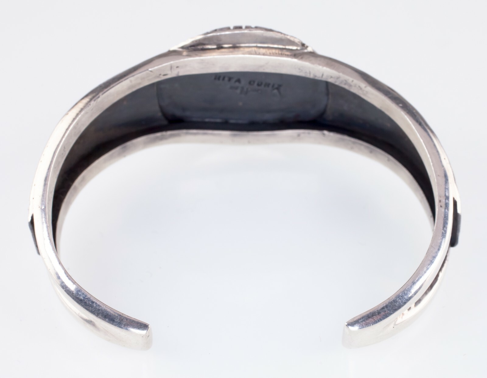 Sterling Silver Cuff Bracelet by Rita Coriz Santo Domingo Gorgeous Item image 4