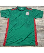 FK Sports Unitalla Mexico Soccer Jersey Green  Short Sleeve Shirt W/Patc... - £15.54 GBP