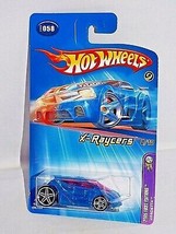 Hot Wheels 2005 First Editions X-Raycers #58 Vandetta Clear Blue w/ PR5s - £3.52 GBP