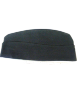 Vintage WW2 Wool Black Naval Garrison Cap - $49.49