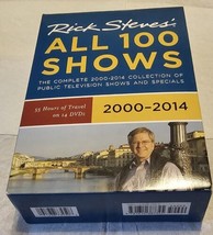 Rick Steves Europe All 100 Shows DVD Box 2000-2014 55 hours on 14 DVD&#39;s VG cond. - £19.41 GBP