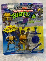 1991 Playmates Toys "Headdroppin Don" Tmnt Action Figure In Blister Pack - $59.35