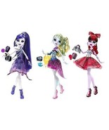 Monster High Dot Dead Gorgeous Set of 3: Lagoona, Spectra,&amp; Operetta (MH1) - £159.86 GBP