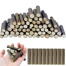 100 Pcs Craft Sticks, 2 Inch Natural Birch Twigs Sticks, Mini Wood Log For Diy C - £13.85 GBP