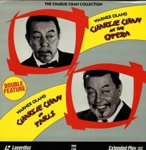 Charlie Chan At The Opera &amp; In Paris Laserdisc Rare - £9.33 GBP
