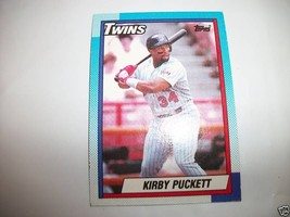 Baseball MLB Trading Card 1990 Kirby Puckett Topps #700 Minnesota Twin Base Ball - £0.78 GBP