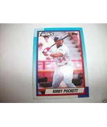 Baseball MLB Trading Card 1990 Kirby Puckett Topps #700 Minnesota Twin B... - $18.37 MXN