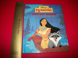 Disney Pocahontas Song Book Music Disneyana Storybook Fiction Hardcover Songbook - £14.85 GBP