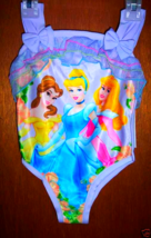 Disney Princess Baby Clothes 18M Infant Princesses Swimsuit Purple Bathing Suit - £11.28 GBP