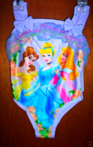 Disney Princess Baby Clothes 18M Infant Princesses Swimsuit Purple Bathing Suit - £10.64 GBP