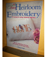 Craft Gift Thread Book Guide Easy Heirloom Embroidery Instruction Linen ... - $451.99 MXN