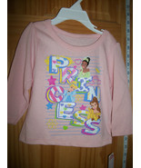 Disney Princesses Baby Clothes 18M Pink Princess Long Sleeve Infant Shir... - $11.71 CAD