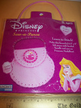 Disney Princesses Thread Craft Kit Princess Sew A Purse Threadcraft Stit... - £7.41 GBP