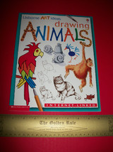 Scholastic Craft Book Art Drawing Animals Instruction Softcover Guide Ma... - $9.49