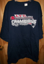 Football NFL Men Clothes XL New England Patriots 2007 AFC Champion Shirt Top SS - $14.24