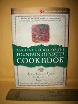 Home Gift Cook Book Ancient Secret Fountain of Youth Vegetarian Meals Cookbook - £12.71 GBP