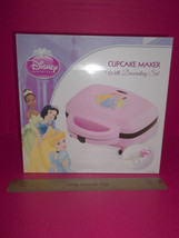Disney Princess Cupcake Maker Box Pink Princesses Cup Cake Decorating Set Manual - £38.05 GBP