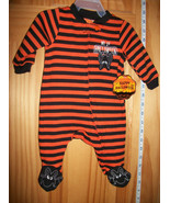 Fashion Holiday Baby Clothes Newborn Bat Halloween Costume Bodysuit Foot... - $9.49