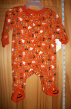 Fashion Holiday Baby Clothes Newborn Pumpkin Halloween Costume Orange Cr... - $9.49