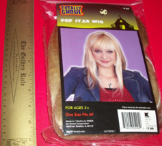 Fashion Holiday Girl Wig Halloween Costume Prop Blonde Pop Star Hair Do ... - $7.59
