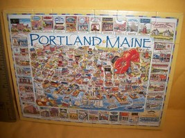 Toy Gift Jigsaw Puzzle Maine Postcard Portland Post Card Envelope 24 Pc Jig Saw - £3.71 GBP