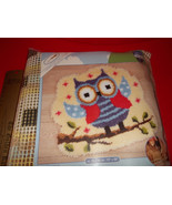 Craft Gift Yarn Kit Owl Latch Hook Rug Yarncraft Activity Set Supply Ins... - $37.99