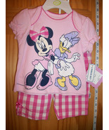 Disney Mickey Baby Clothes 3M-6M Minnie Mouse Short Set Daisy Duck Shirt... - €12,10 EUR