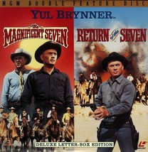 Magnificent Seven &amp; Return Of The Seven  Laserdisc Rare - £10.26 GBP