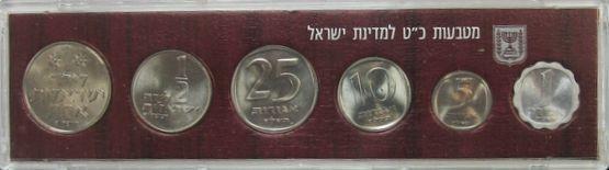 Israel Official Mint Coins Set 1977 - $6.21