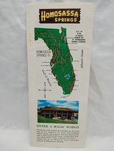 *Written On* Vintage Florida Homosassa Springs Brochure - $167.53 MXN