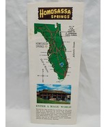 *Written On* Vintage Florida Homosassa Springs Brochure - $12.49 CAD