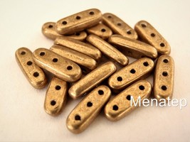 25  3 x 10 mm Czechmates Beam : Saturated Metallic - Spicy Mustard - £1.23 GBP