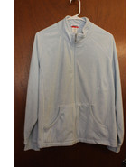 Danskin Now Velour Light Blue Zip Jacket XL - £6.09 GBP